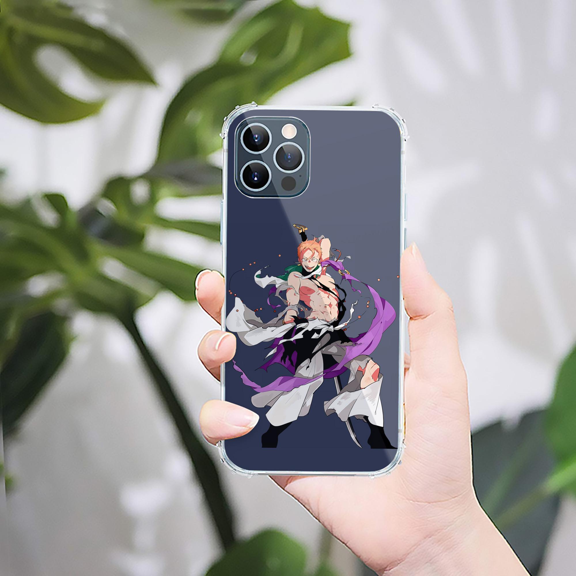 （画像用） 刀剣乱舞 Touken Ranbu 【iPhone 12シリーズ対応】透明スマホケース（クリアソフトケース）